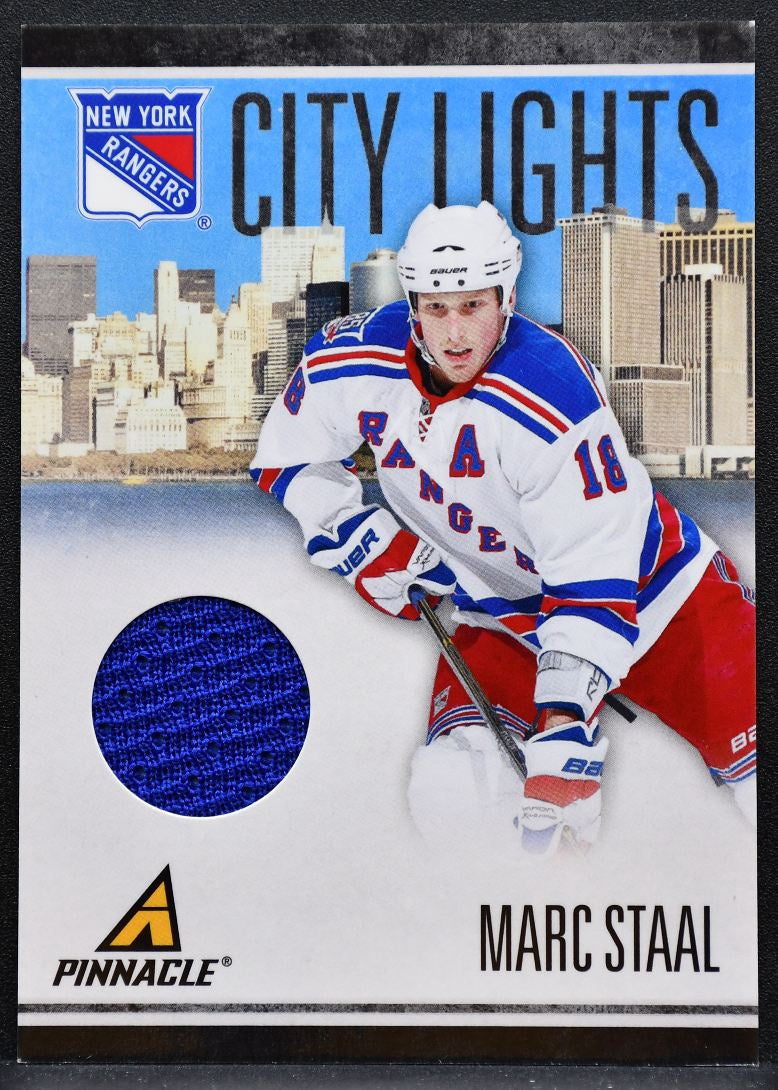 2010-11 Panini Pinnacle City Lights Materials Marc Staal 481/499 Jersey 6458