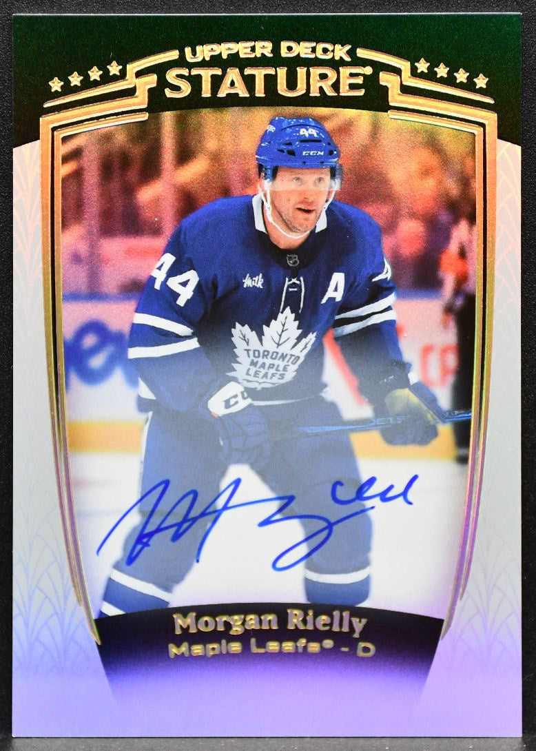 2024-25 Upper Deck Stature Auto Morgan Rielly 4 Toronto Maple Leafs Auto 4593