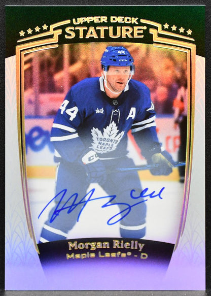 2024-25 Upper Deck Stature Auto Morgan Rielly 4 Toronto Maple Leafs Auto 4593