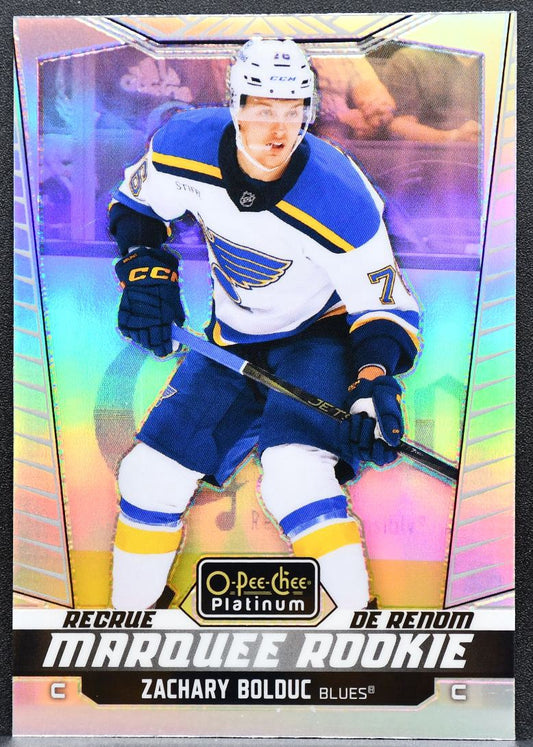 2024-25 O-Pee-Chee Platinum Marquee Rookie Rainbow Zachary Bolduc Blues RC 1150
