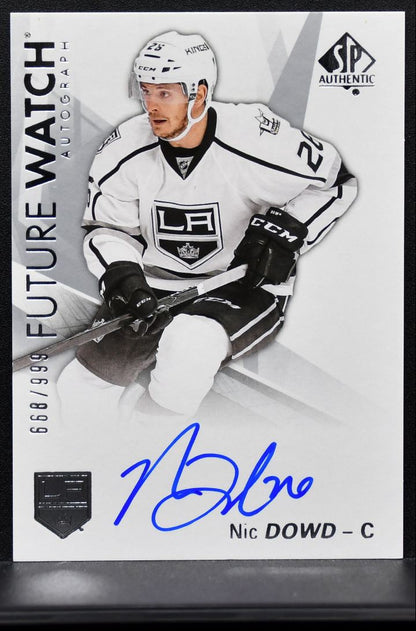 2016-17 SP Authentic Future Watch Auto Nic Dowd 195 Kings RC Auto 668/999 0406