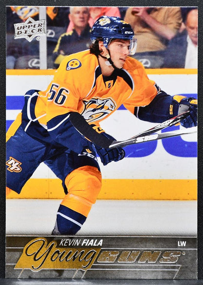 2015-16 Upper Deck Series 1 Young Guns Kevin Fiala 208 Predators RC 9393