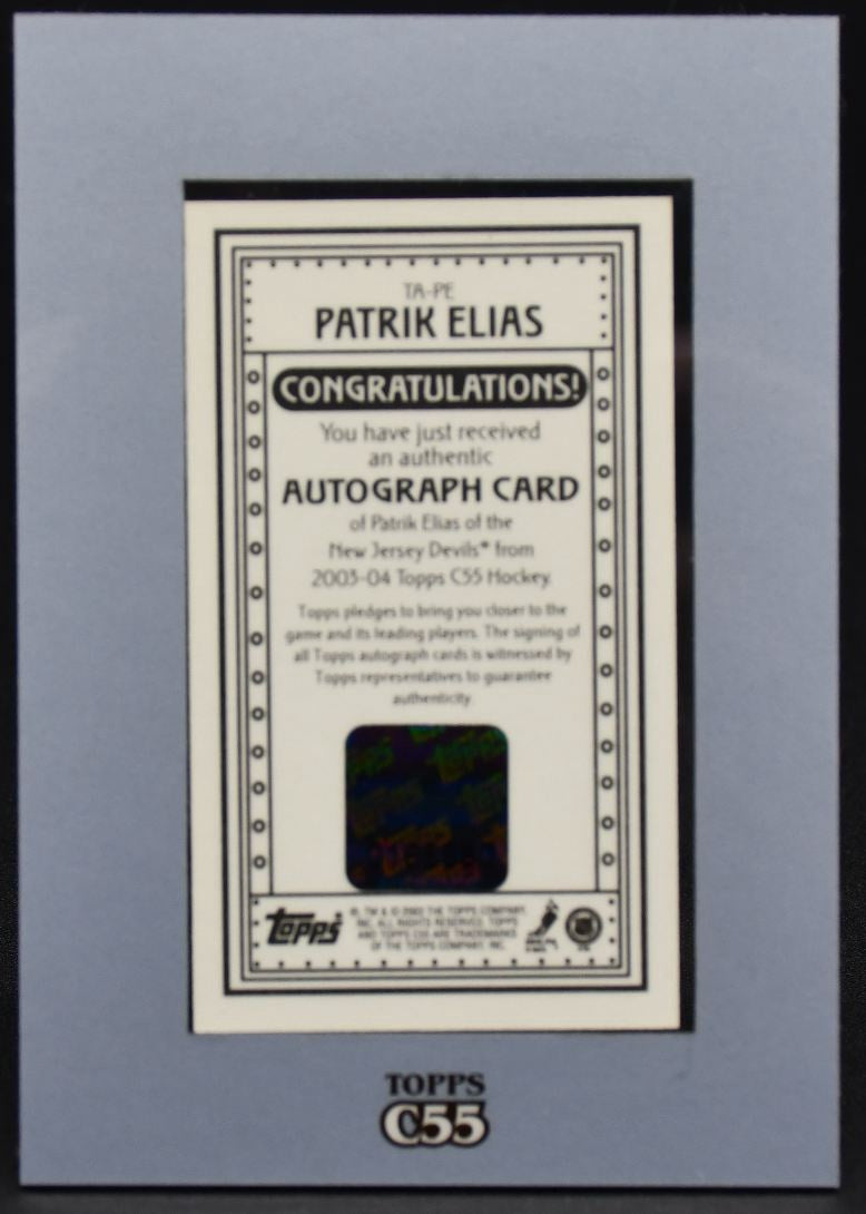 2003-04 Topps C55 Autographs Elias TA-PE Auto