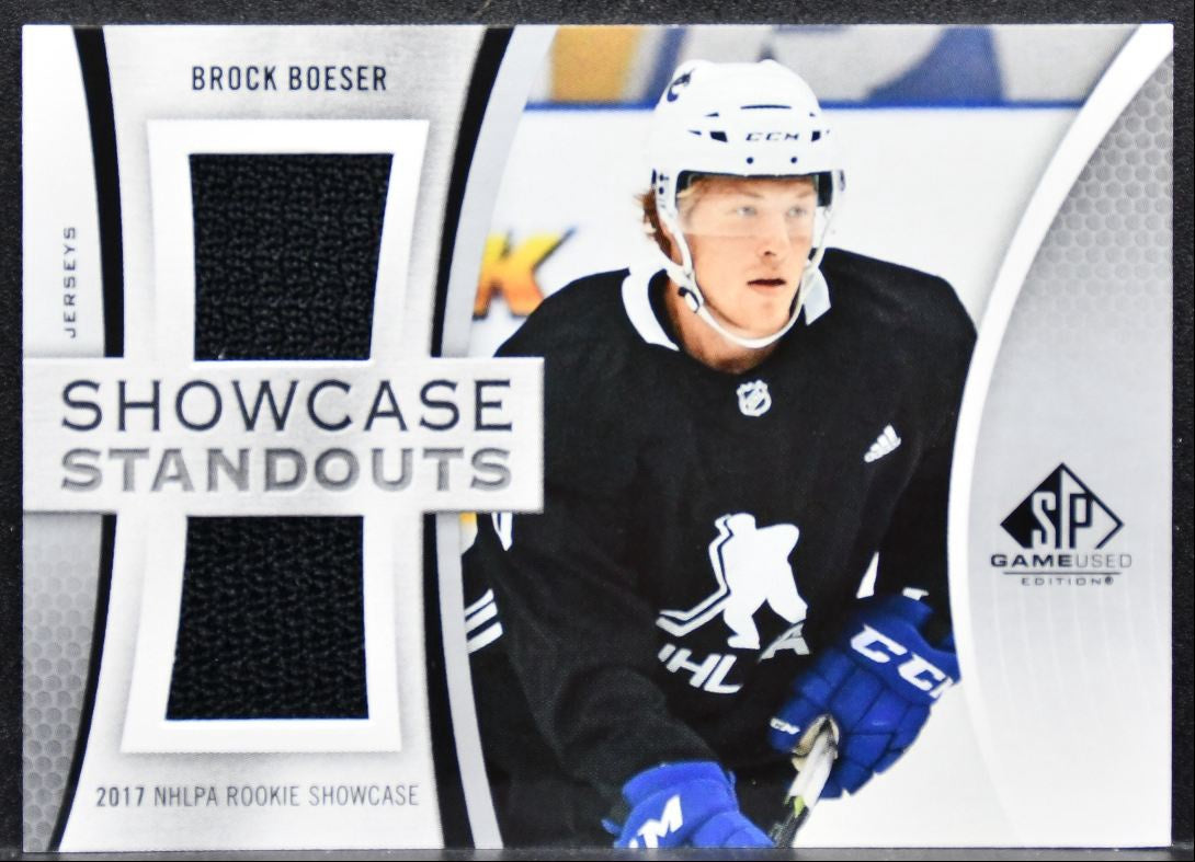 2019-20 SP Game Used Showcase Standouts Jersey Brock Boeser Canucks Jersey 3476