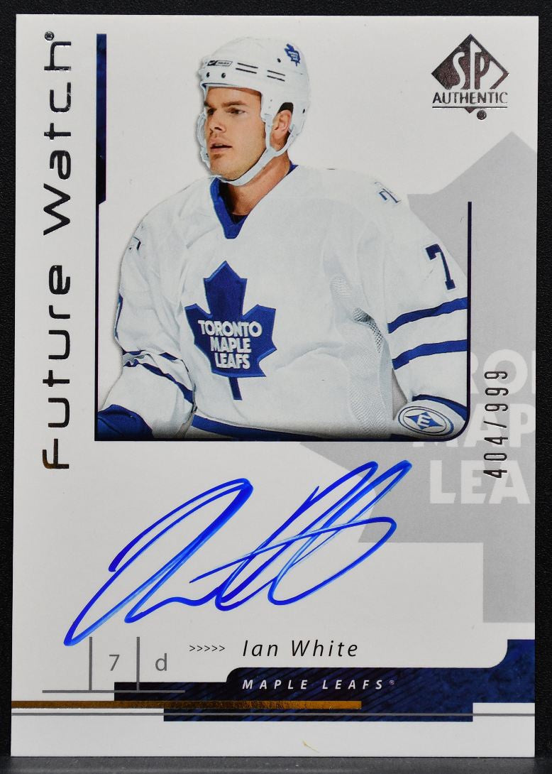 2006-07 SP Authentic Future Watch Auto Ian White RC Auto 404/999 2343