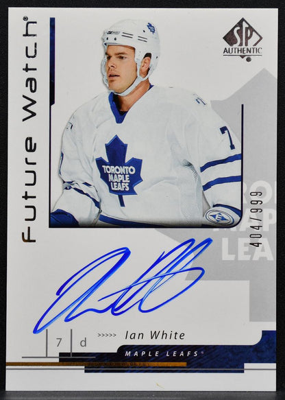 2006-07 SP Authentic Future Watch Auto Ian White RC Auto 404/999 2343