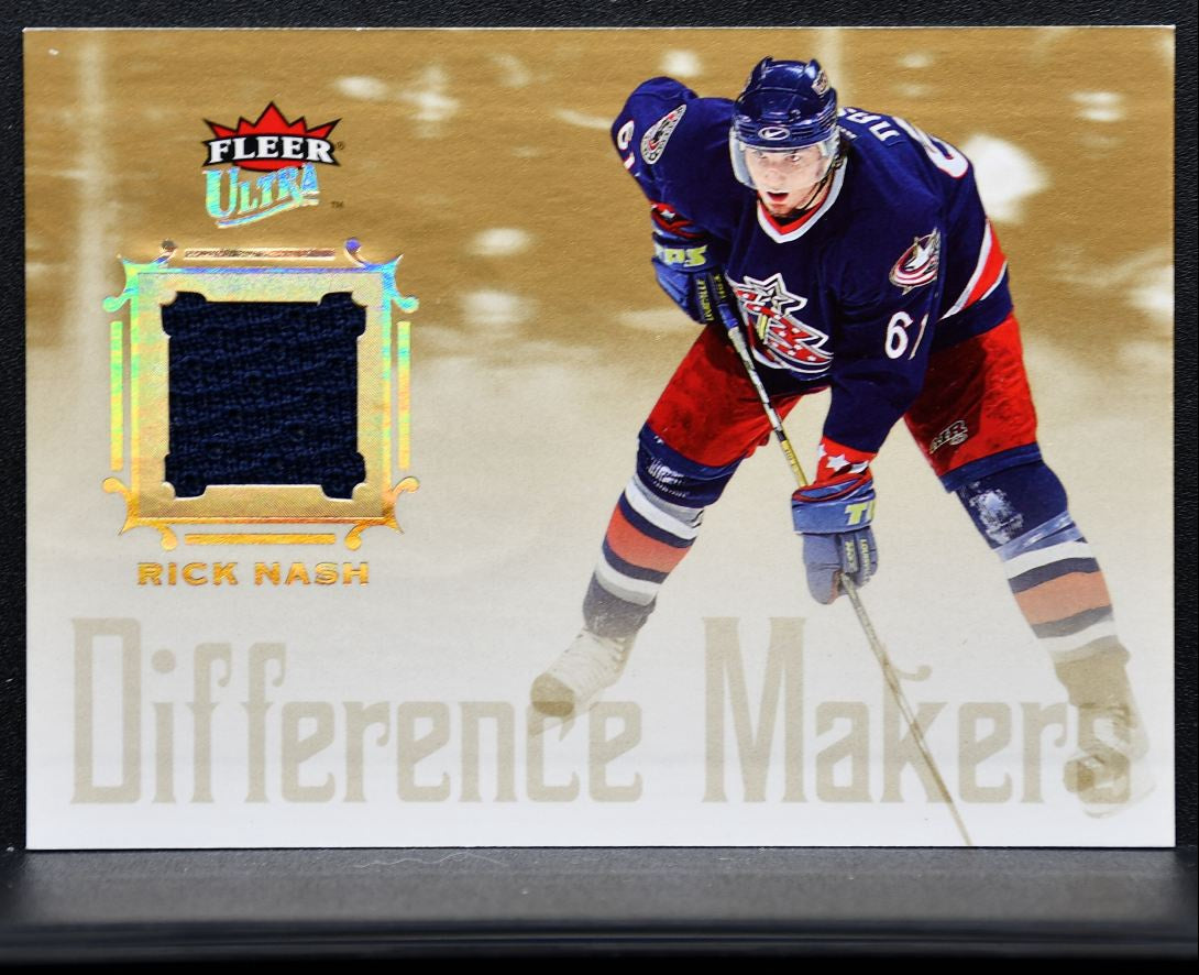 2005-06 Fleer Ultra Difference Makers Jersey Nash Blue Jackets Jersey 3453