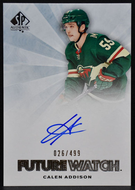 2021-22 SP Authentic 2011-12 Retro Future Watch Autographs Addison RC Auto 1173