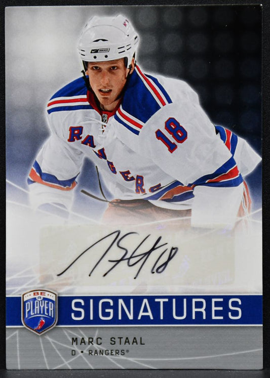 2008-09 Upper Deck Be a Player Signatures Marc Staal S-STA Auto 4273