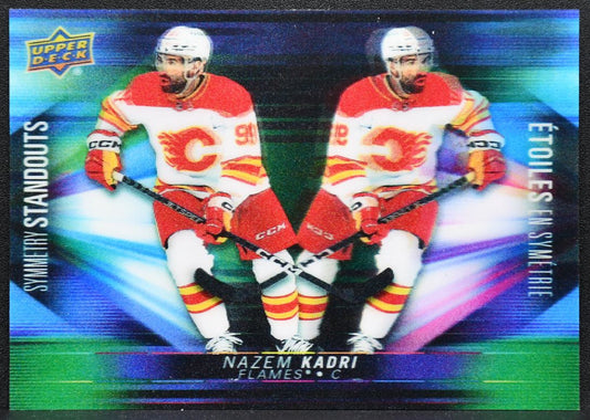2023-24 UD Tim Hortons Symmetry Standouts Nazem Kadri 3D-3 Calgary Flames 8020