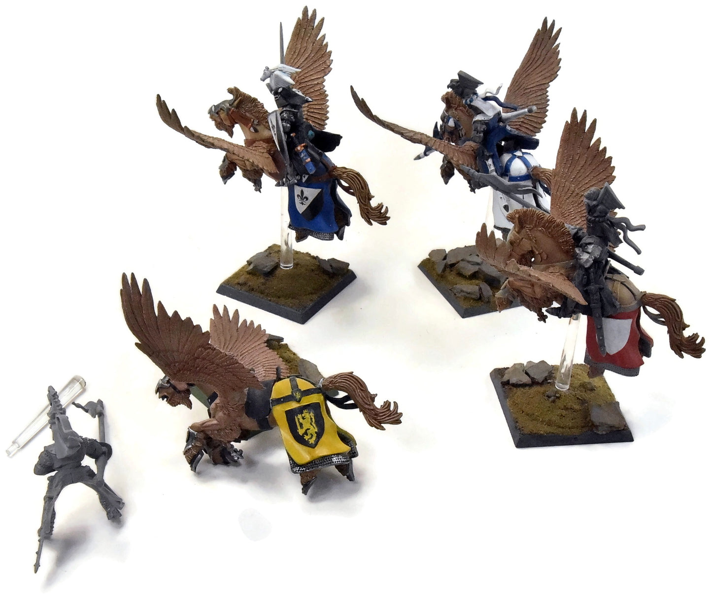 BRETONNIA 4 Pegasus Knights #1 Warhammer Fantasy