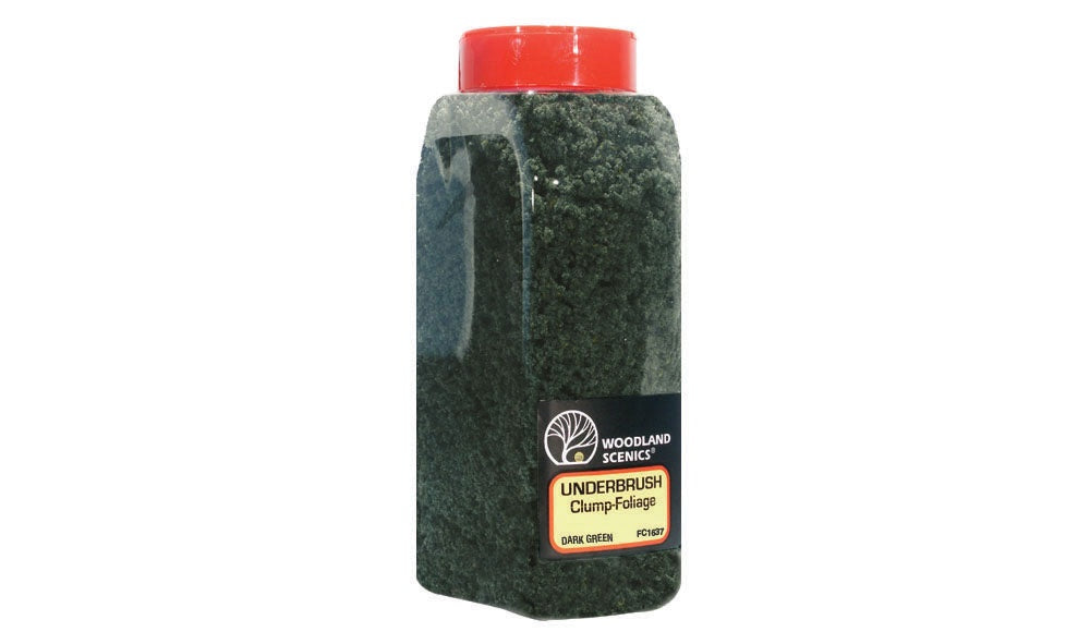 Woodland Scenics Shaker Underbrush dark Green (32 Oz) FC1637