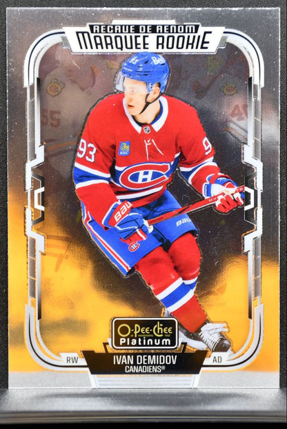 2025-26 O-Pee-Chee Platinum Marquee Rookie Ivan Demidov 232 Canadiens RC 2195