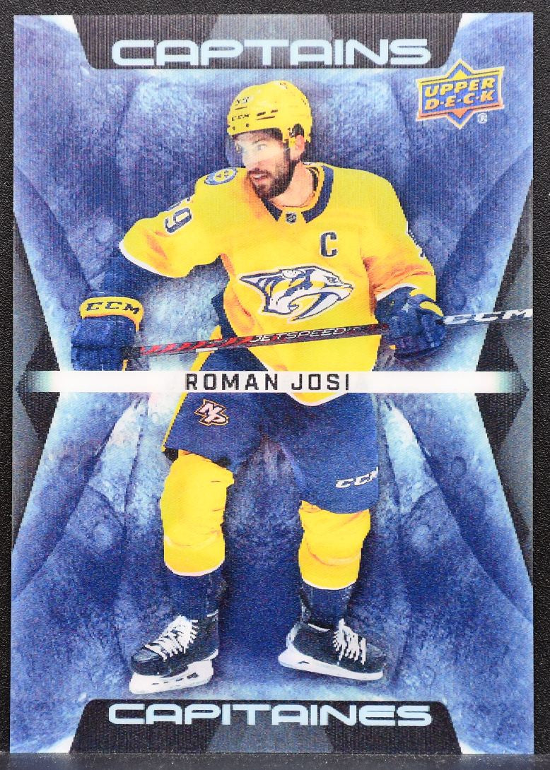 2023-24 UD Tim Hortons Captains Josi / Trouba Predators / Rangers 3017