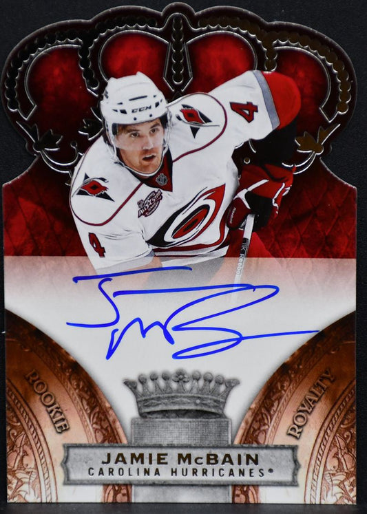 2010-11 Panini Crown Royale Rookie Royalty Jamie McBain 147 RC Auto 136/499 3917