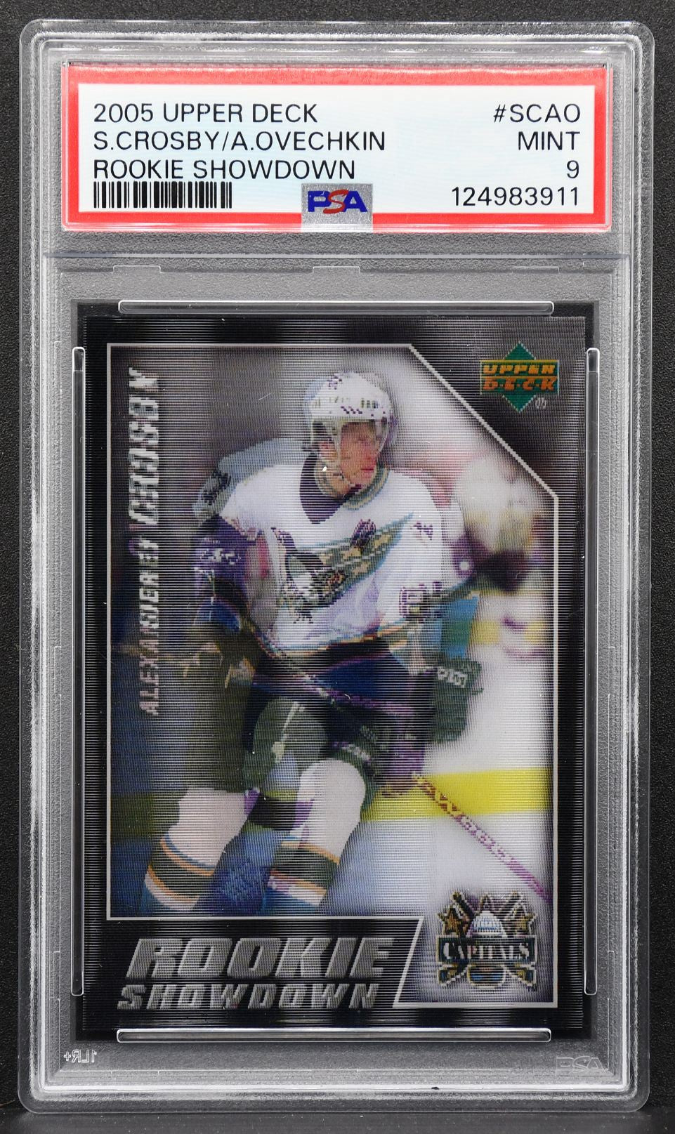 2005-06 UD Rookie Showdown Sidney Crosby / Alexander Ovechkin RS-SCAO RC 2330