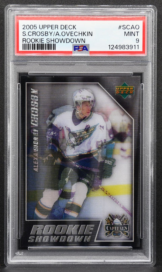 2005-06 UD Rookie Showdown Sidney Crosby / Alexander Ovechkin RS-SCAO RC 2330