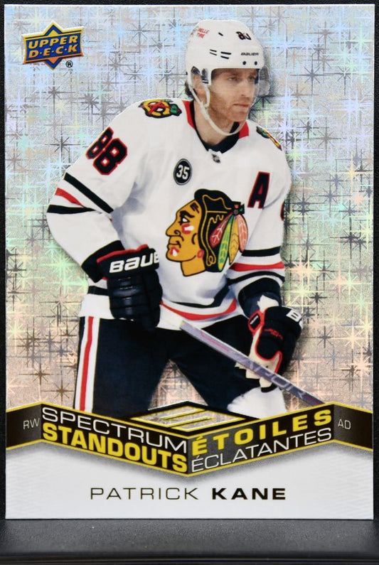 2022-23 UD Tim Hortons Spectrum Standouts Patrick Kane C-6 Blackhawks 9780