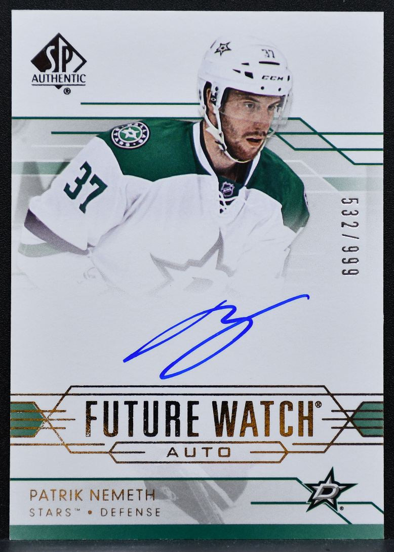 2014-15 SP Authentic Future Watch Auto Patrik Nemeth Stars RC Auto 532/999 9664