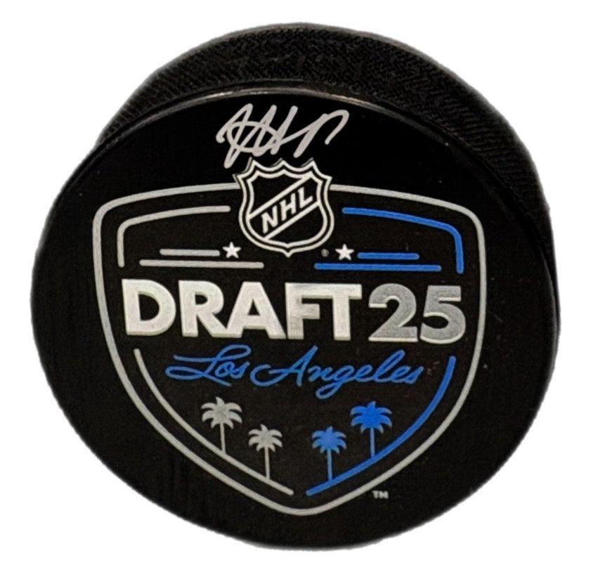Alexander Zharovsky Autographed Puck - Draft