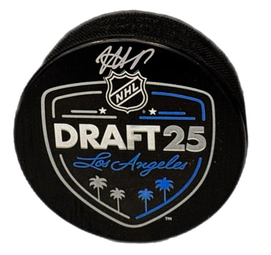 Alexander Zharovsky Autographed Puck - Draft