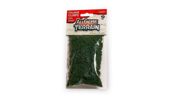 Woodland All Game Terrain Dark Green Foliage Clumps