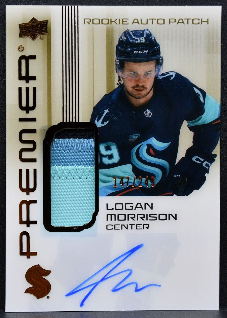 2024-25 UD Premier Acetate Bronze Rookies Auto Patch Morrison RC Auto Patch 5718