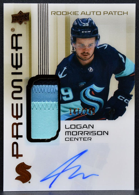 2024-25 UD Premier Acetate Bronze Rookies Auto Patch Morrison RC Auto Patch 5718