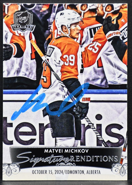 2024-25 UD The Cup Signature Renditions Matvei Michkov SR-MM Auto