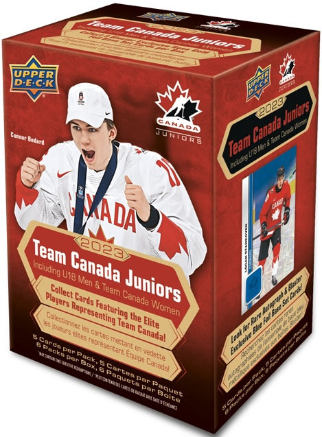 Upper Deck Team Canada Juniors Hockey 2023 Blaster