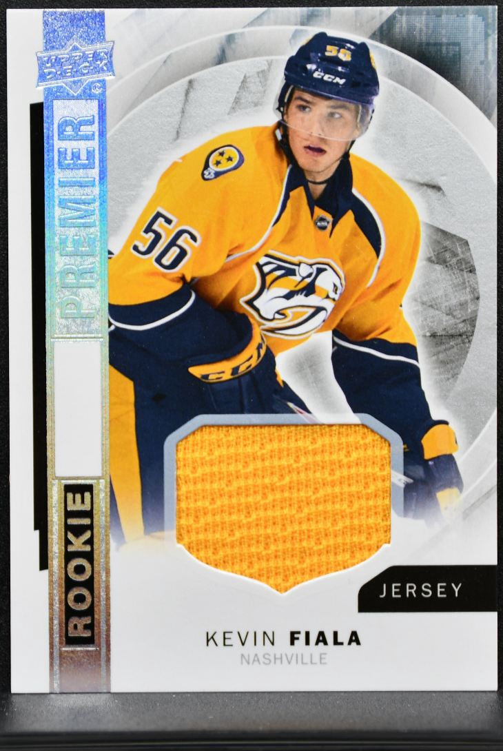 2015-16 UD Premier Rookies Jersey Kevin Fiala R-5 RC Jersey 5051
