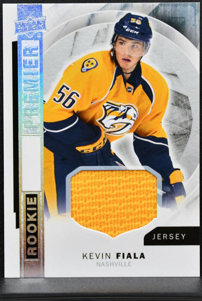2015-16 UD Premier Rookies Jersey Kevin Fiala R-5 RC Jersey 5051