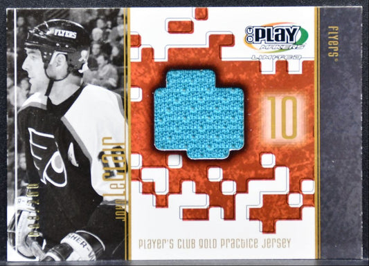 2001-02 UD Playmakers Limited Practice Jerseys John LeClair Flyers Jersey 4299