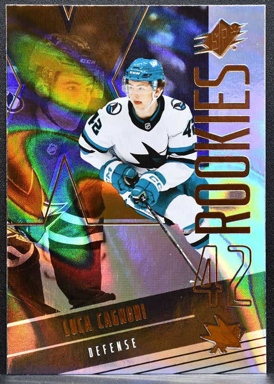 2025-26 SPx Rookies Luca Cagnoni 120 San Jose Sharks RC 9959