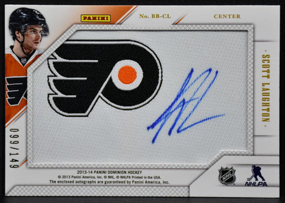 2013-14 Panini Dominion Back-To-Back Coyle / Laughton BB-CL RC Auto Patch 4167