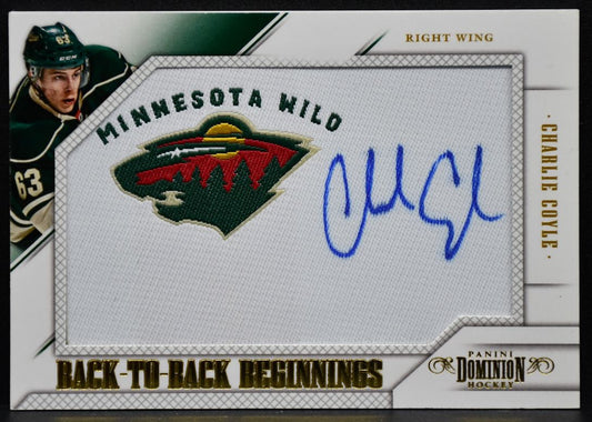 2013-14 Panini Dominion Back-To-Back Coyle / Laughton BB-CL RC Auto Patch 4167