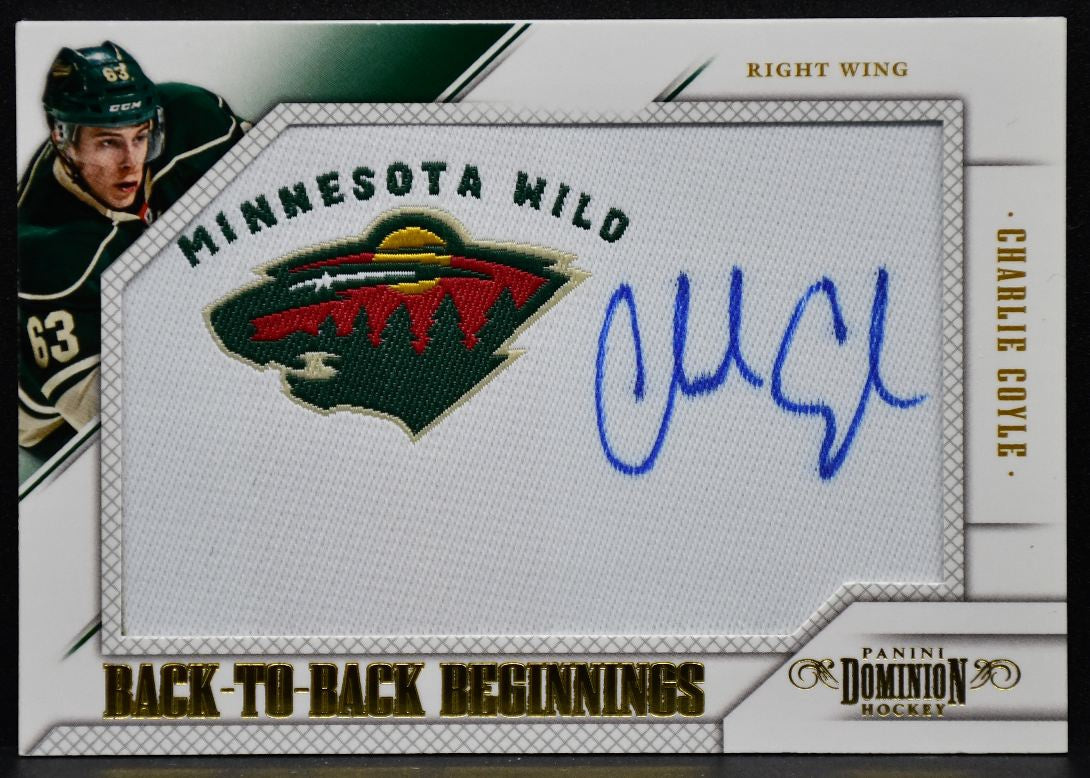2013-14 Panini Dominion Back-To-Back Coyle / Laughton BB-CL RC Auto Patch 4167