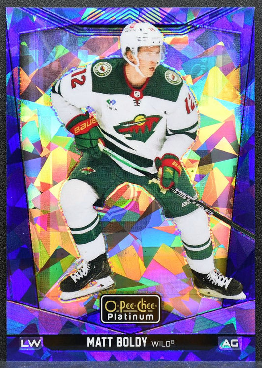 2024-25 O-Pee-Chee Platinum Blue Fragments Matt Boldy 119 Wild 083/125 1396