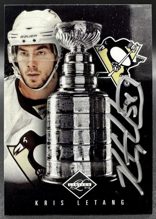 2011-12 Panini Limited Stanley Cup Winners Signatures Kristopher Letang Auto /99