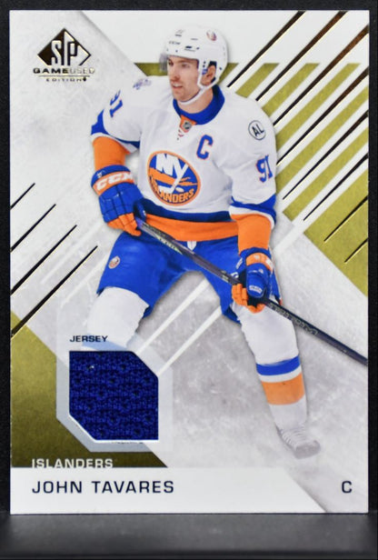 2016-17 SP Game Used Gold Material John Tavares New York Islanders Jersey 3483