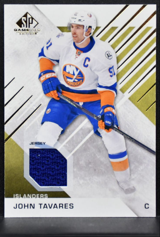 2016-17 SP Game Used Gold Material John Tavares New York Islanders Jersey 3483