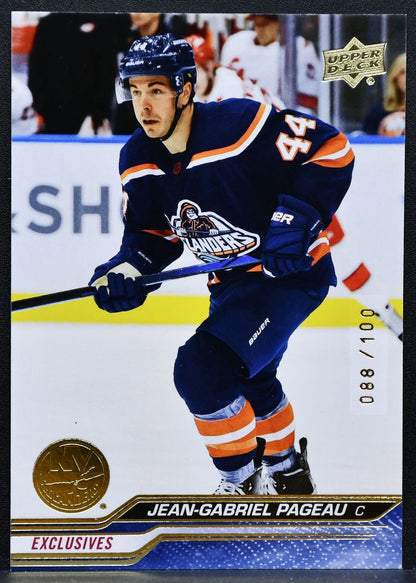 2023-24 Upper Deck Series 1 Exclusives Jean-Gabriel Pageau 088/100 6793