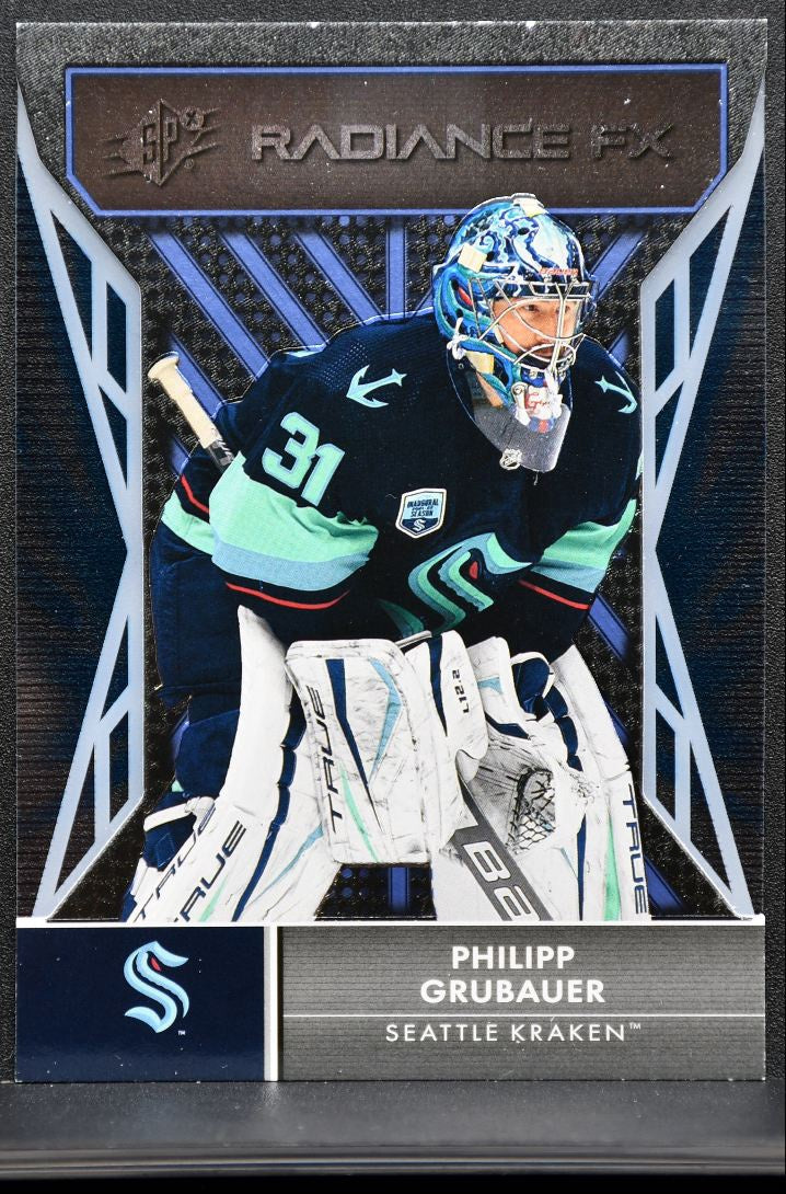 2021-22 SPx Radiance F/X Philipp Grubauer RFX-31 Seattle Kraken 2997