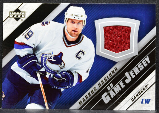 2005-06 Upper Deck Series 2 UD Game Jerseys Markus Naslund Canucks Jersey 2242