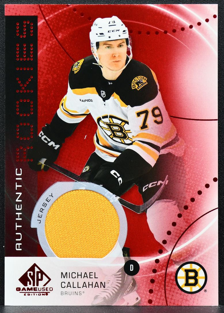 2025-26 SP Game Used Authentic Rookies Red Jersey Callahan RC Jersey 0121