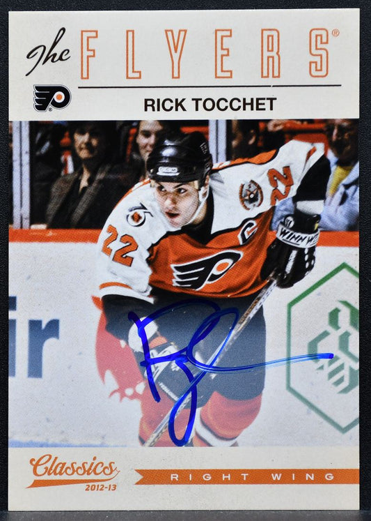 2012-13 Panini Classics Signatures Rick Tocchet 79 Philadelphia Flyers Auto 1078