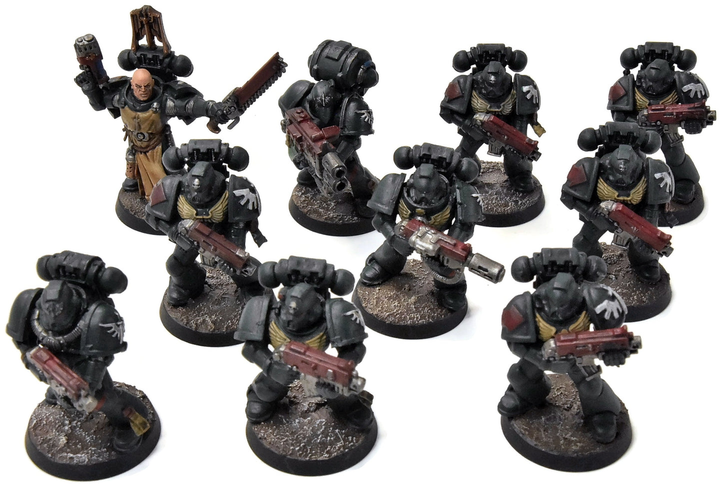 DARK ANGELS 10 Tactical Marines #3 Warhammer 40K