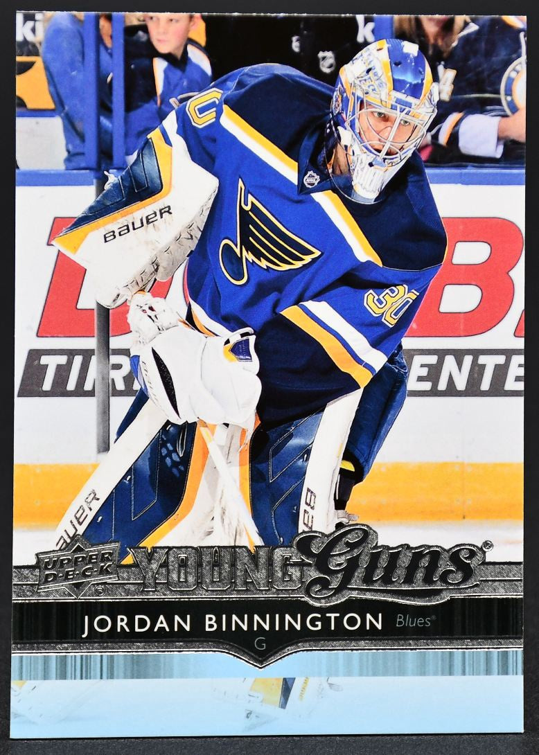 2014-15 UD Series 2 Young Guns Jordan Binnington 469 RC