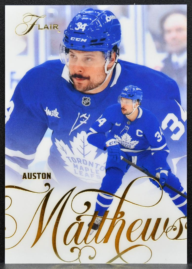2025-26 Flair Auston Matthews 121 Toronto Maple Leafs 4889