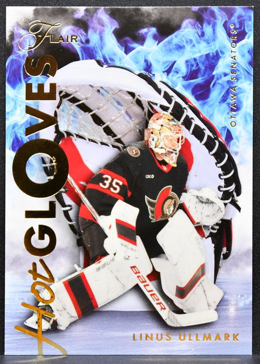 2025-26 Flair Hot Gloves Linus Ullmark HG-10 Ottawa Senators 4490